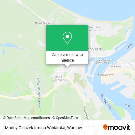 Mapa Modny Ciuszek Irmina Winiarska