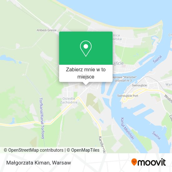 Mapa Małgorzata Kiman