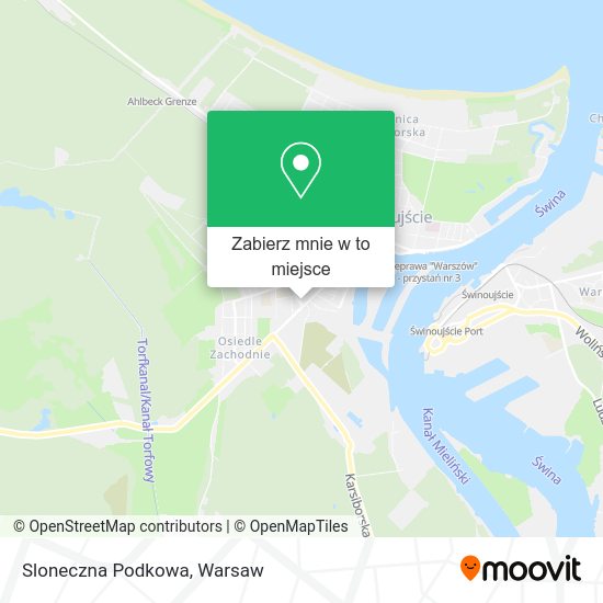 Mapa Sloneczna Podkowa