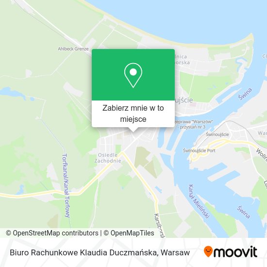 Mapa Biuro Rachunkowe Klaudia Duczmańska