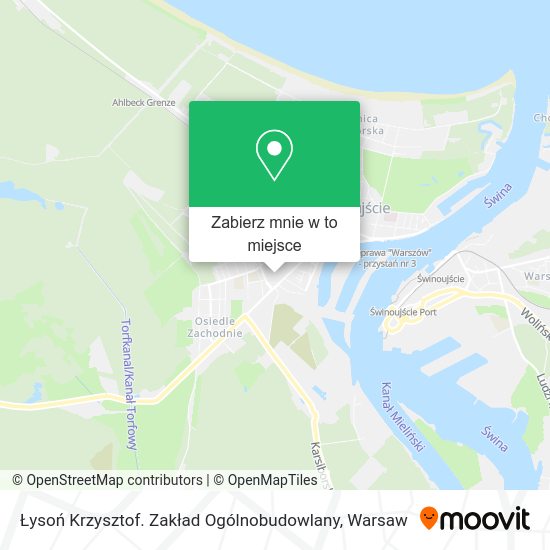 Mapa Łysoń Krzysztof. Zakład Ogólnobudowlany