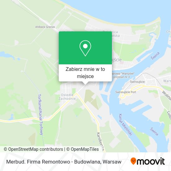 Mapa Merbud. Firma Remontowo - Budowlana