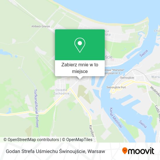 Mapa Godan Strefa Uśmiechu Świnoujście