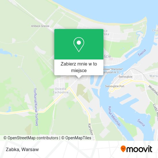 Mapa Zabka