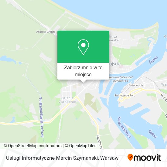 Mapa Usługi Informatyczne Marcin Szymański