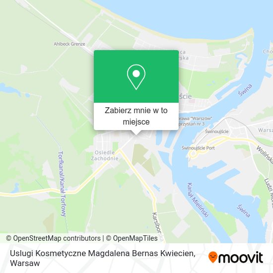 Mapa Uslugi Kosmetyczne Magdalena Bernas Kwiecien