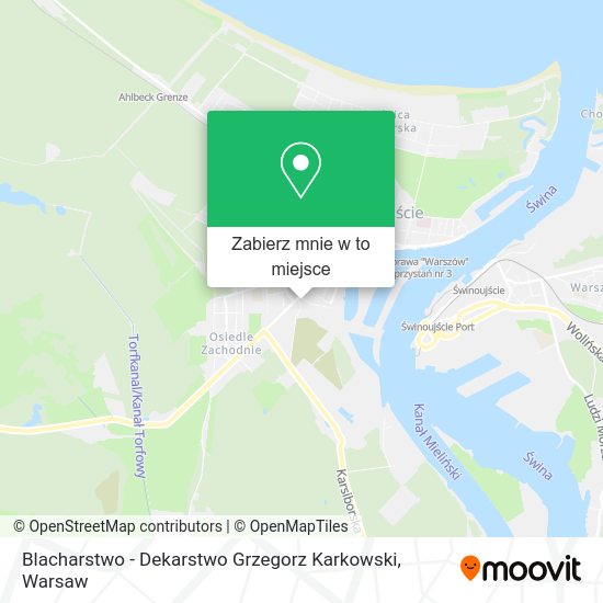 Mapa Blacharstwo - Dekarstwo Grzegorz Karkowski