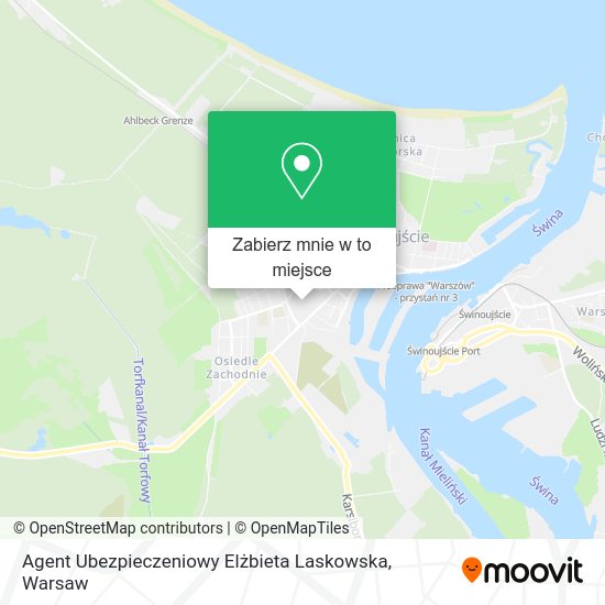 Mapa Agent Ubezpieczeniowy Elżbieta Laskowska