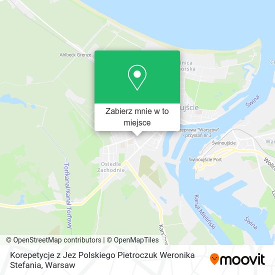 Mapa Korepetycje z Jez Polskiego Pietroczuk Weronika Stefania