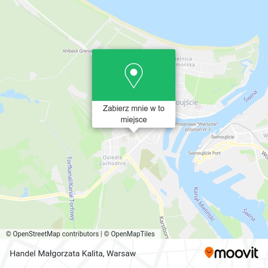 Mapa Handel Małgorzata Kalita