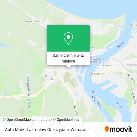 Mapa Auto Market Jaroslaw Oszczypala