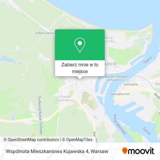 Mapa Wspólnota Mieszkaniowa Kujawska 4