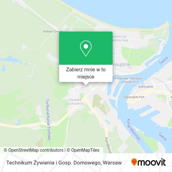 Mapa Technikum Żywienia i Gosp. Domowego