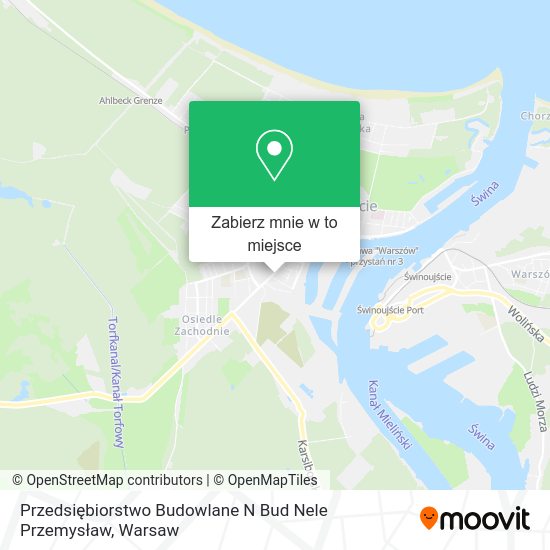 Mapa Przedsiębiorstwo Budowlane N Bud Nele Przemysław