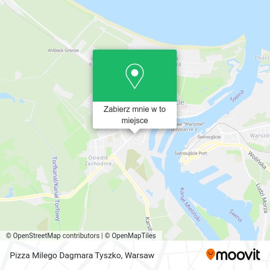 Mapa Pizza Milego Dagmara Tyszko