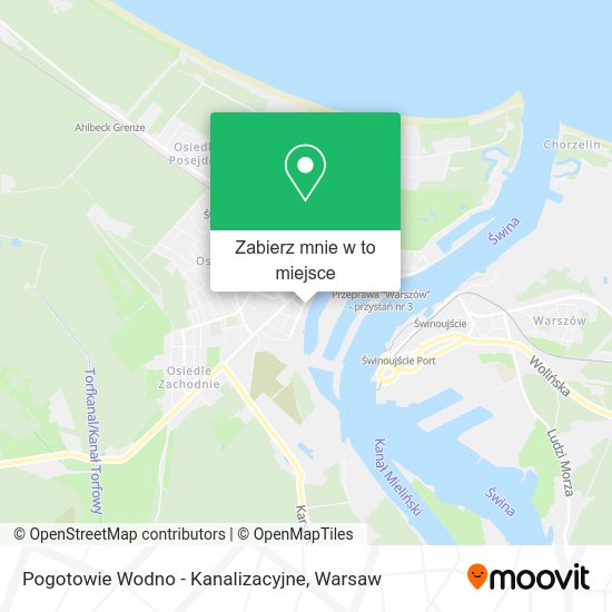 Mapa Pogotowie Wodno - Kanalizacyjne