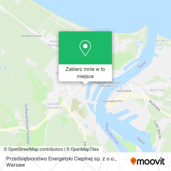 Mapa Przedsiębiorstwo Energetyki Cieplnej sp. z o.o.