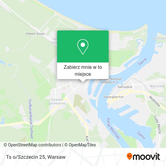 Mapa Ts o/Szczecin 25