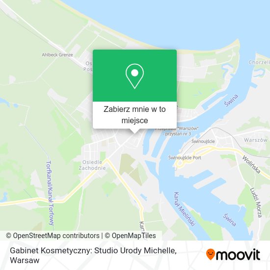 Mapa Gabinet Kosmetyczny: Studio Urody Michelle