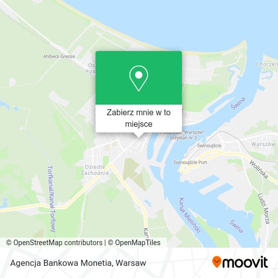 Mapa Agencja Bankowa Monetia