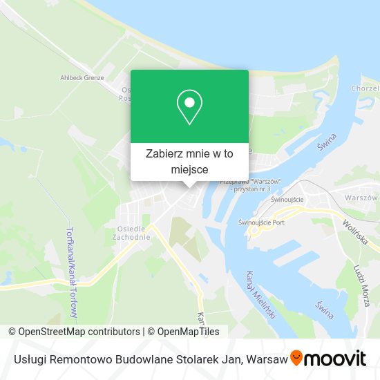 Mapa Usługi Remontowo Budowlane Stolarek Jan