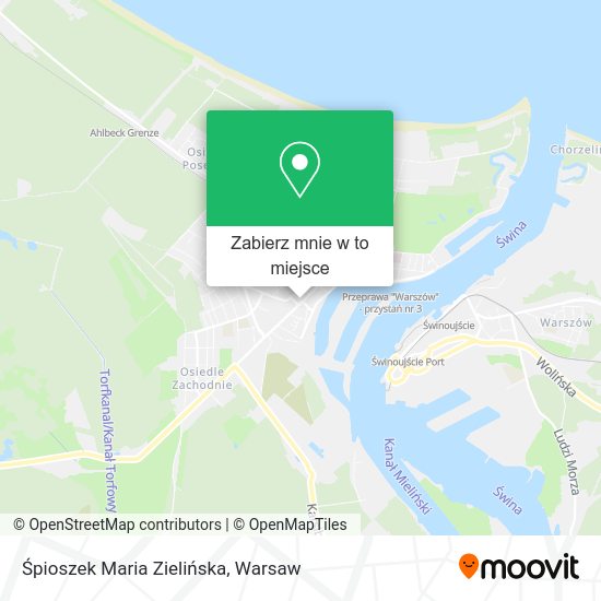 Mapa Śpioszek Maria Zielińska