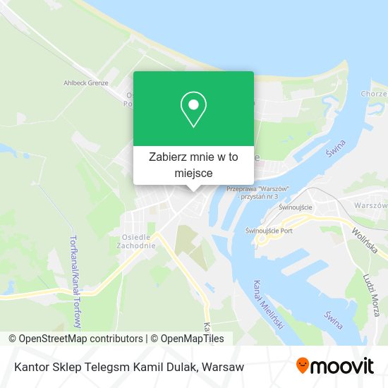 Mapa Kantor Sklep Telegsm Kamil Dulak