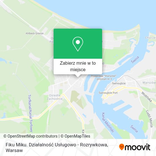 Mapa Fiku Miku. Działalność Usługowo - Rozrywkowa