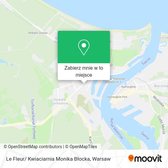 Mapa Le Fleur/ Kwiaciarnia Monika Błocka