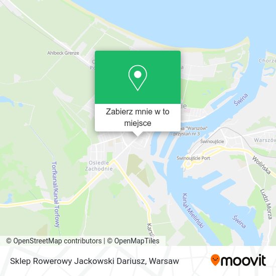 Mapa Sklep Rowerowy Jackowski Dariusz