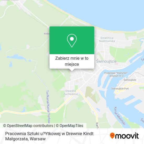 Mapa Pracownia Sztuki u?Ytkowej w Drewnie Kindt Małgorzata