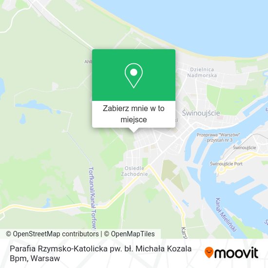 Mapa Parafia Rzymsko-Katolicka pw. bł. Michała Kozala Bpm