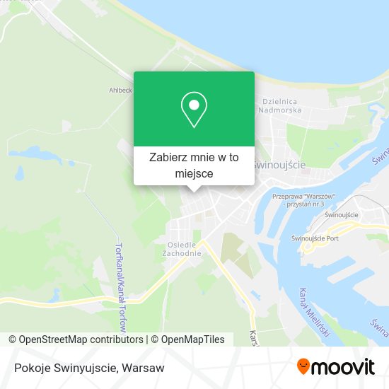 Mapa Pokoje Swinyujscie