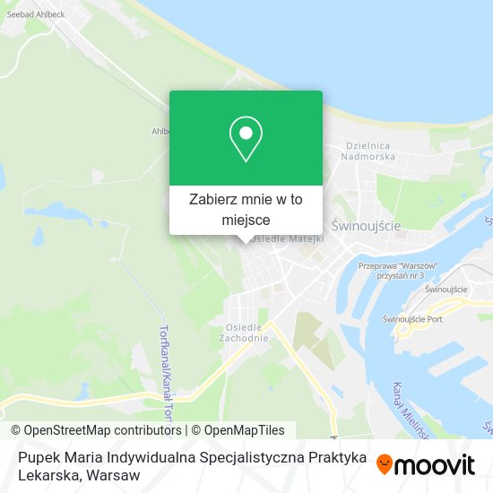 Mapa Pupek Maria Indywidualna Specjalistyczna Praktyka Lekarska