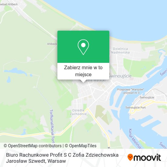 Mapa Biuro Rachunkowe Profit S C Zofia Zdziechowska Jarosław Szwedt