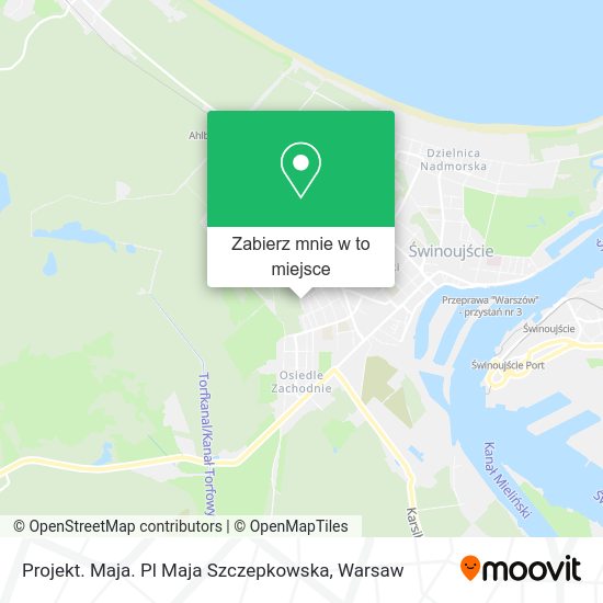 Mapa Projekt. Maja. Pl Maja Szczepkowska