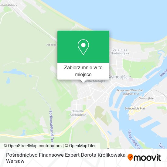 Mapa Pośrednictwo Finansowe Expert Dorota Królikowska