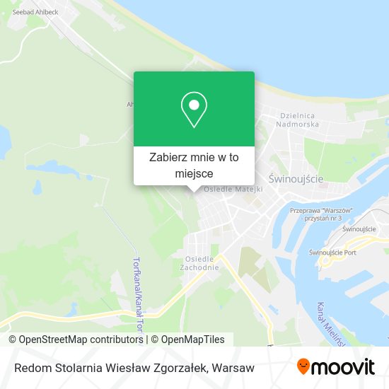 Mapa Redom Stolarnia Wiesław Zgorzałek