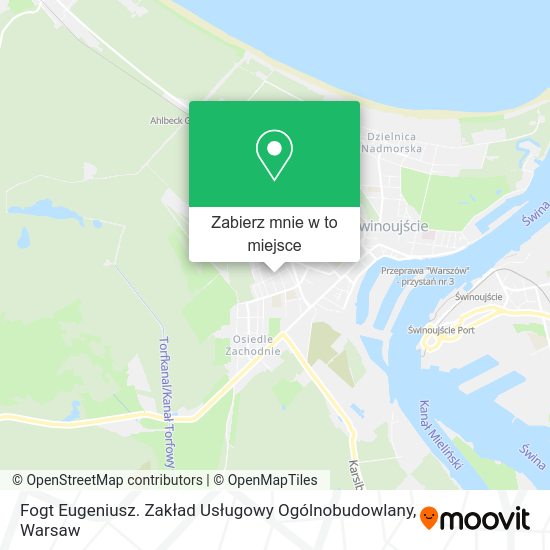 Mapa Fogt Eugeniusz. Zakład Usługowy Ogólnobudowlany