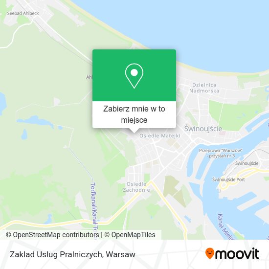 Mapa Zaklad Uslug Pralniczych