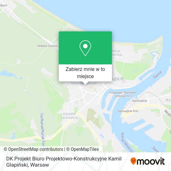 Mapa DK Projekt Biuro Projektowo-Konstrukcyjne Kamil Glapiński