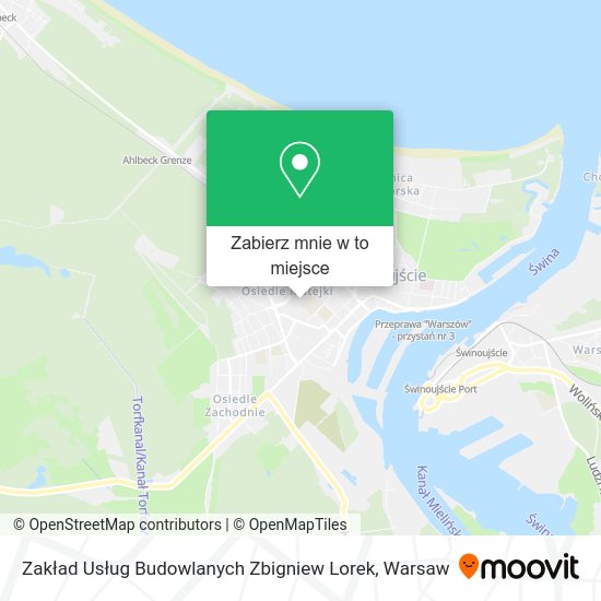 Mapa Zakład Usług Budowlanych Zbigniew Lorek