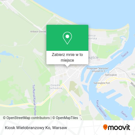 Mapa Kiosk Wielobranzowy Ko