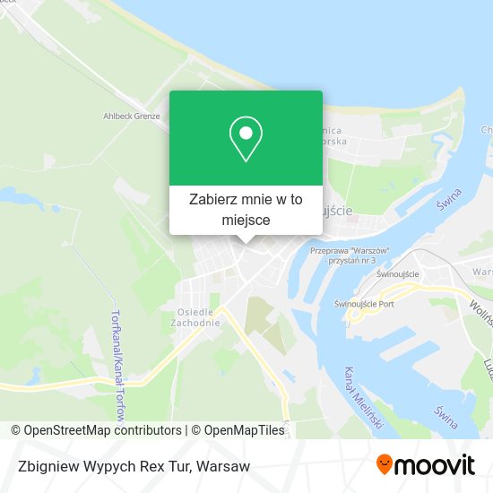 Mapa Zbigniew Wypych Rex Tur