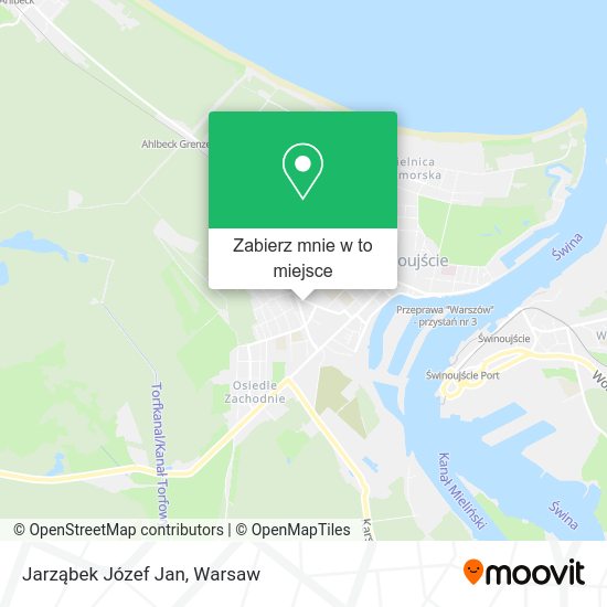 Mapa Jarząbek Józef Jan