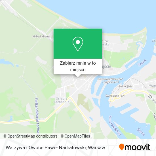 Mapa Warzywa i Owoce Paweł Nadratowski