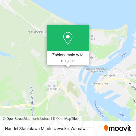 Mapa Handel Stanisława Mioduszewska