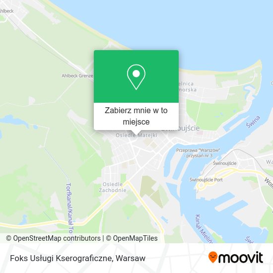 Mapa Foks Usługi Kserograficzne