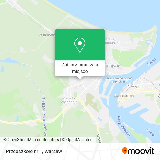 Mapa Przedszkole nr 1