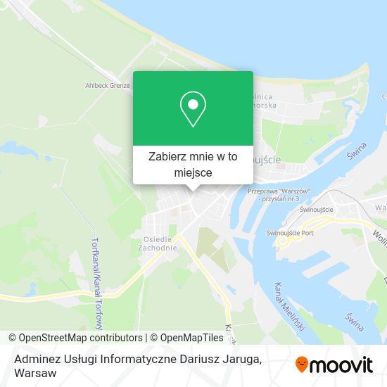 Mapa Adminez Usługi Informatyczne Dariusz Jaruga